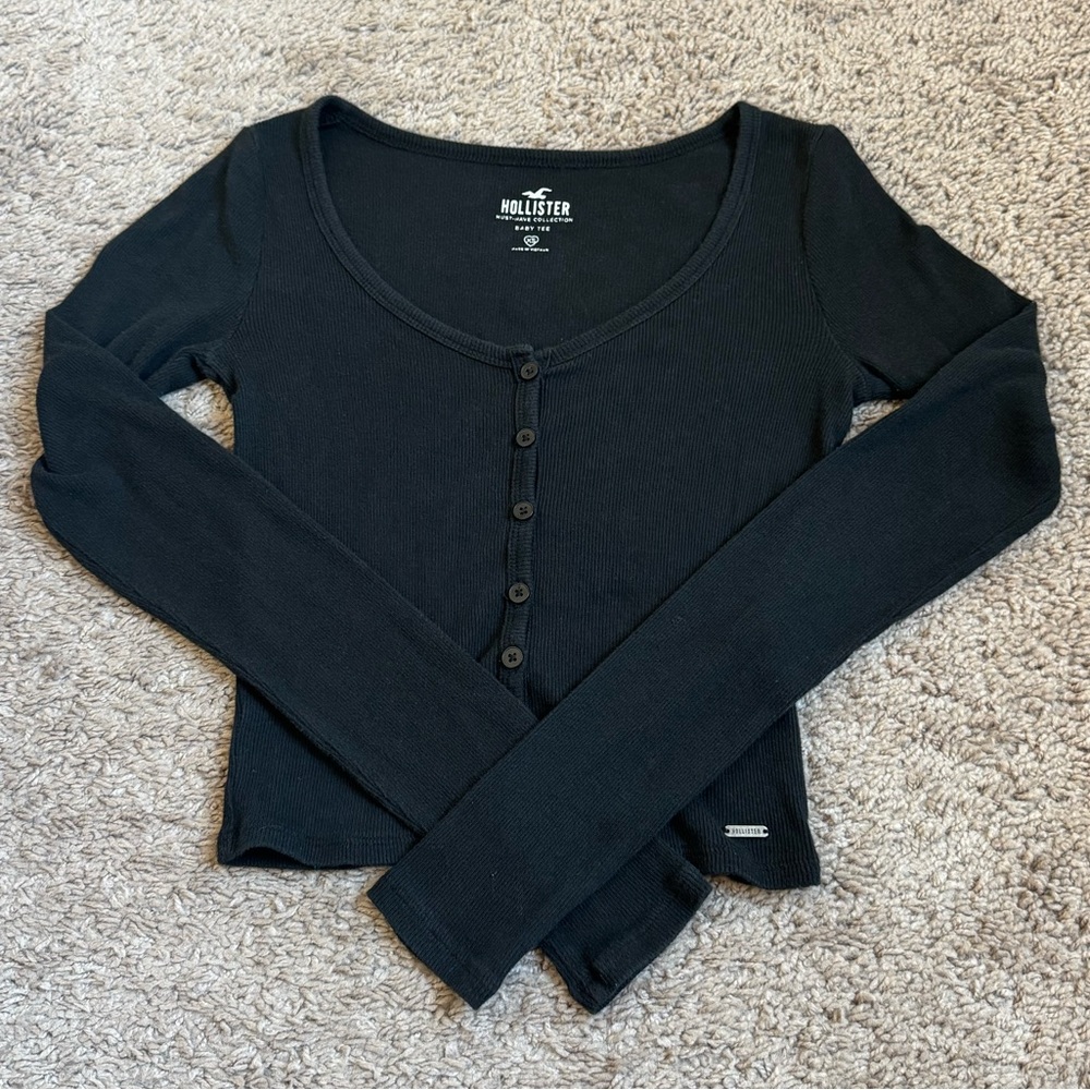 Hollister Black Long Sleeve